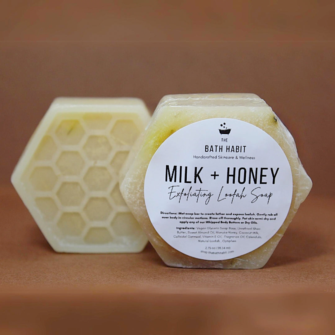 Milk + Honey Loofah Soap