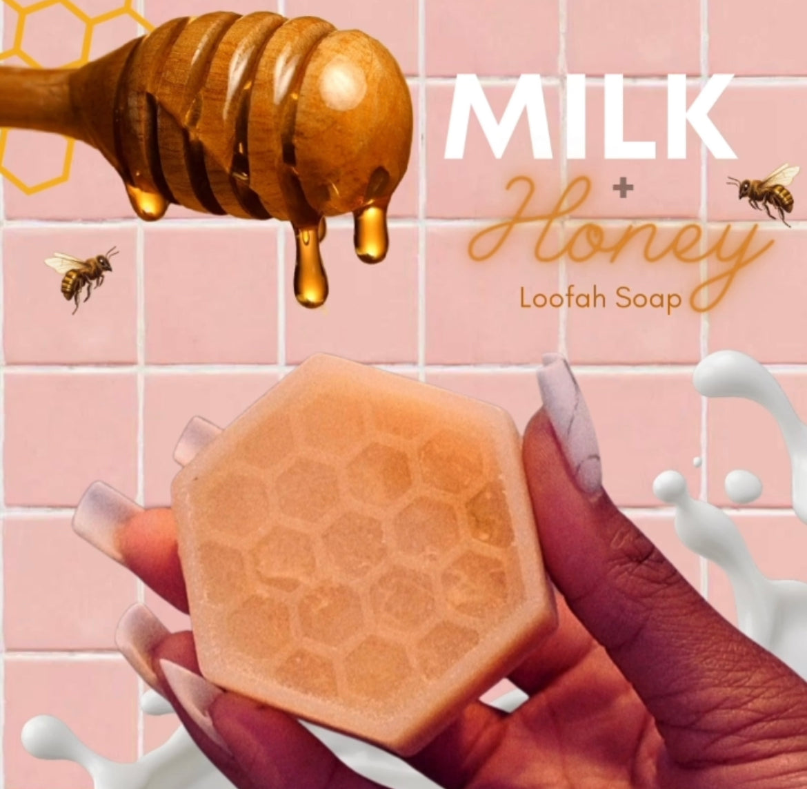Milk + Honey Loofah Soap